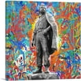 thumbnail image 1 of ARTCANVAS Adem Jashari Monument Unofficial Anthem Colorful Graffiti Kosovo Canvas Art Print - Size: 26" x 26" (0.75" Deep), 1 of 9