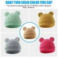 thumbnail image 4 of Baby Hat Soft & Breathable Newborns Fetal Caps Fashionable Bonnet Comfortable Headwear for 0-3 Months, 4 of 8
