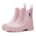 thumbnail image 2 of Botas Lluvia Cortas Botines Elegantes Impermeables Suela Gruesa Transpirables para Viajes Al Aire Libre, 2 of 9