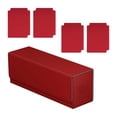 thumbnail image 2 of koolsoo Boîte de Deck de Cartes à Collectionner Étui de Protection Durable pour 400+ Cartes Transport Rouge A, 2 of 9