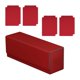 thumbnail image 1 of Caja para guardar barajas de cartas coleccionables TCG para protegerlas rojo un, 1 of 9