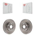 thumbnail image 1 of CMX Front Disc Brake Rotors Pair for Car Toyota Celica K8-100283, 1 of 8