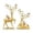 Gold, variant on yotijay 2 Pieces Deer Statues Animal Sculptures Table Centerpiece Tabletop Ornaments for