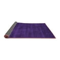 thumbnail image 2 of Ahgly Company Indoor Round Abstract Purple Contemporary Area Rugs, 4' Round, 2 of 4