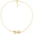thumbnail image 3 of Stainless Steel Infinity Style Charm Promise Statement Classic Plain Collar Necklace, 3 of 8