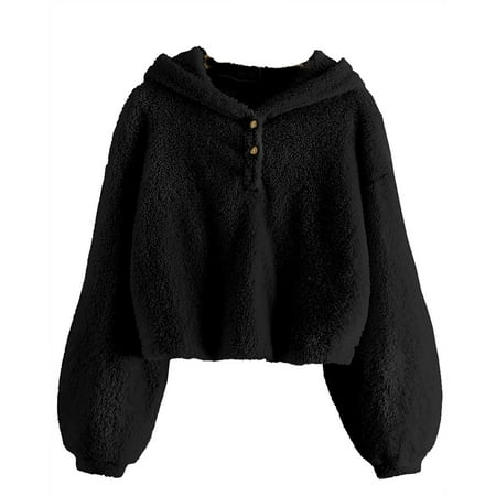 

wofedyo baby girl clothes Kids Girl s Hoodie Warm Loose Button Down Pullover Jacket Top Coat baby clothes