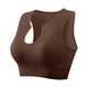 thumbnail image 3 of Brasier Ropa Interior Femenina para Fitness, Running, Yoga, Chaleco A Prueba de Golpes, Escote En U Profundo, sin Aros de Acero, Sujetador Cómodo Fruncido Grande, 3 of 3