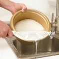 thumbnail image 3 of Jinsinto Multifunctional Hanging Rice Cleaner Household Kitchen Does Not Hurt Hand Washing Rice Creative Plastic Rice Cleaner Rice Cleaning Spoon 2 Pack, 3 of 5