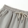 thumbnail image 2 of Seyurigaoka Women's Casual Loose Sweatpants, Elastic Waist Drawstring Solid Color Sports Jogger Pants with Pockets, 2 of 5