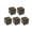 16mm 5pcs, variant on OIUR 5/10/15Pcs 16mm Black Dice with Golden Dots, 6-Sided Acrylic Gaming Dice Set, Classic Tabletop Board Game Accessories