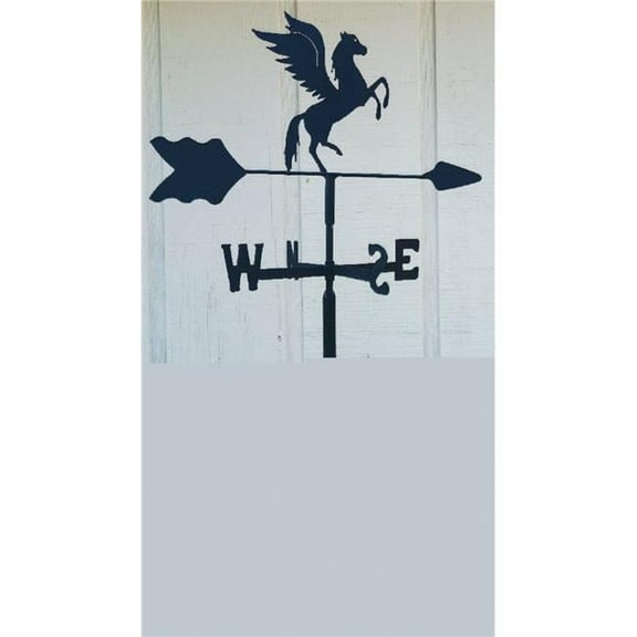The Lazy Scroll Pegasus Garden Mount Weathervane