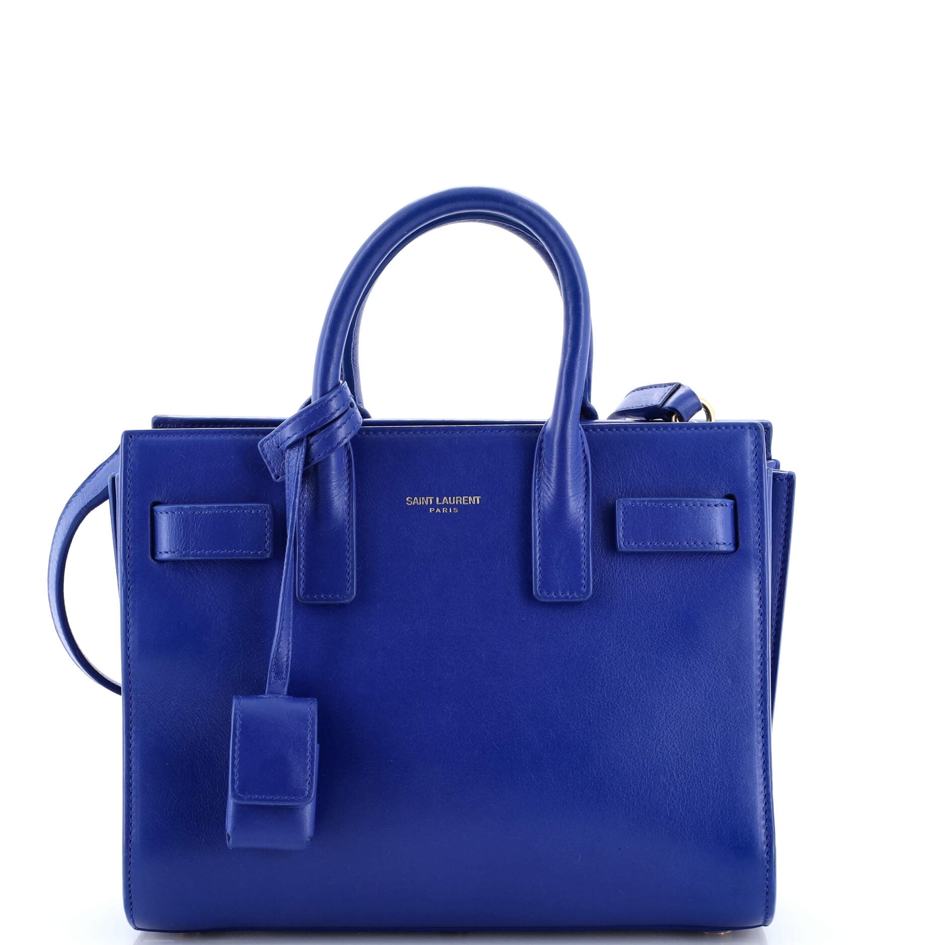 Pre-Owned Saint Laurent Sac de Jour Bag Leather Nano By Rebag