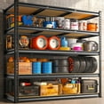 thumbnail image 6 of REIBII 48.2"W Garage Storage Shelves 2600LBS Heavy Duty Metal Shelving Adjustable Industrial Shelves, 6 of 7