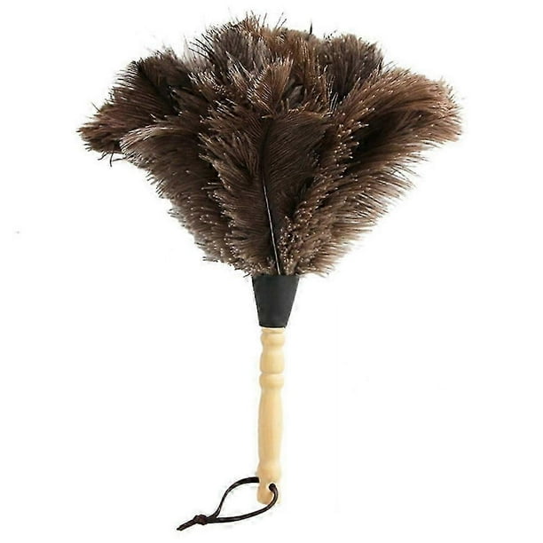 Feather Duster With South African Feathers, High Standard Quality Natural Ostrich Feathers, Gentle On Surfaces, Practical Versatile For Cleaning