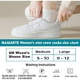 thumbnail image 5 of Womens Mini Crew Ankle Socks Pure Cotton Athletic Casual Socks for Women, 5 of 5