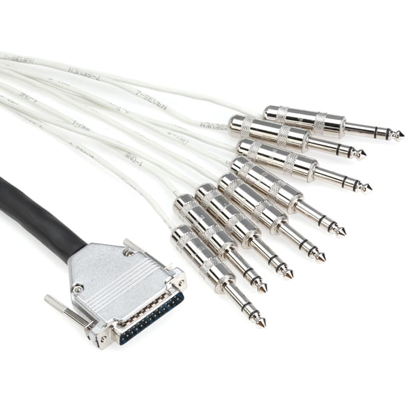 Pro Co DA88BQ-3 - Analog DB25/TRS Patch Snake, 3 Feet