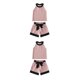 thumbnail image 3 of Sonducket Verano banquete boda evento niñas cuello sin mangas camiseta pantalones cortos conjunto niños algodón Tops pantalones Kit fiesta Type4 NO4, 3 of 6