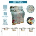 thumbnail image 6 of Burlap Table Runner 90 Inches Long,Easter Rabbit Egg Butterfly Non-Slip Kitchen Table Runners for Dining Room Everyday Use Party Table Decorations Pastoral Flower Leaf Wood Plank, 6 of 9