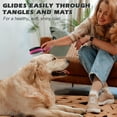 thumbnail image 4 of 2PCS Pet Grooming Tools - Double-Sided Brush for Shedding and Bathing, Suitable for Short/Long Haired Dogs Cats and Horses, Deshedding Dog Brush, Mane & Tail Combs for Horses - Pet Supplies,Pink, 4 of 8