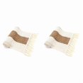 thumbnail image 1 of 2X Camino de Mesa de Macramé de 71 Pulgadas de  para Decoración del Hogar Camino de Mesa Bohemio Camino de Mesa de Granja Color Crema y Marrón con Borlas, 1 of 1