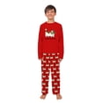 thumbnail image 4 of Meowy Christmas Matching Family Pajamas with Pet, Plus Size Available, 2 Side Pockets, 4 of 7