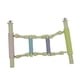 thumbnail image 3 of Escalera de 4 peldaños para loros pequeños, percha para jaula de pájaros, con montaje atornillado, versátil para cacatúas, periquitos y agapornis,, 3 of 8