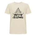 thumbnail image 4 of Tops para hombre, blusas y camisas de cuello redondo y manga corta para hombre, camisetas deportivas informales con estampado navideño a la moda para hombre, blusas de cuello redondo y manga corta, bl, 4 of 5