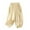 Beige, variant on hotojiny Women's Capri Pants Flowy Elastic Waist Linen Pants Pleated Cinch Bottom Loose Casual Cropped Trouser with Pockets