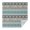Blue and Pink, variant on Blue Geometric Pattern with Elephants Square Tablecloth,Waterproof Square Table Cover,Wipeable Spillproof Washable Table Cover for Home Kitchen Party Decor 60"x60"(152x152cm)