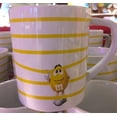 thumbnail image 3 of M&M's World Yellow Stripes Ceramic Coffee Mug New, 3 of 3