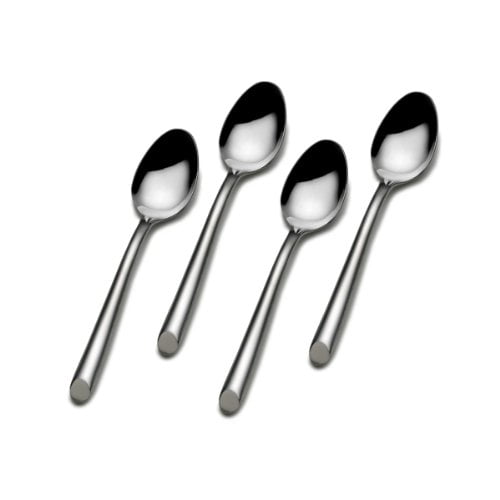 Towle Living Flamingo Demi-Löffel Set – 4 Edelstahl-Löffel, Spülmaschinenfest & Pflegeleicht