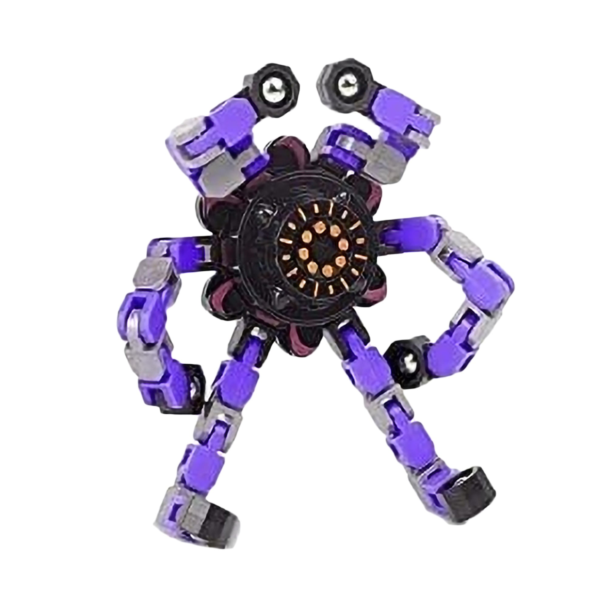 Fidget Spinner Novelty Deformable Fingertip Gyro Stress Relief Sensory Toy  for Adult/Kids Creative Mechanical Spiral Hinge Transformable Spinning  Pocket Toys 