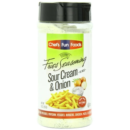 Gourmet Fries Seasonings Bottle, Sour Cream and Onion, 9 (Best Of The Onion)