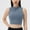 c01Blue, variant on Half Zipper Workout Tank Tops for Women with Built in Bra, Racerback Workout Tops Sleeveless Crop Tops Gym Yoga Tops Purple M