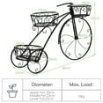 thumbnail image 3 of Resenkos Raised Planter Stand, Large Space Flower Rack Shelf,Tricycle Plant Stand Flower Pot Cart Holder in Parisian Style, 3 of 7