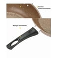 thumbnail image 3 of 1 Pzcs Sartenes Xtellar Hierro Fundido Sartén Antiadherente 28 Cm color cafe, 3 of 5