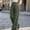 Army Green, variant on PWPSG Women's Corduroy Pants High Waist Double Button Wide Leg Casual Trousers with Pockets Fall