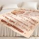 thumbnail image 4 of LHSHID Wedding Anniversary Blanket 50 Years for Women Men 50th Anniversary Soft Throw Blanket for Couple Wife Husband 30"x40", 4 of 7