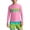 Pink, variant on ITSAME Boys Rash Guard Swimwear 2-Piece Quick-Dry Long Sleeve Tops and Swim Trunks Summer Beach Swimsuit Pink Size 5-6