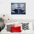 thumbnail image 4 of Nawypu Aircraft Carrier Us Navy Ship Posters-The Task Ahead of You,motivational Power Veterans club Canvas Wall Art Prints for Wall Decor Room Decor Bedroom Decor Gifts 16x24inch(40x60cm) Unframe-s, 4 of 4