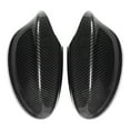 thumbnail image 3 of Par de cubiertas de espejo retrovisor estilo fibra de carbono 51167135097 51167135098 se adapta a E90 E91, 3 of 8