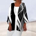thumbnail image 2 of Robe à Manches Longues pour Femmes, Cardigan Ouvert en Chiffon Doux pour Soirée, 2 of 9