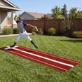 thumbnail image 2 of Costway Softball Pitching Mat with Pitching Mound, Anti-Fade Turf & Anti-Slip Foam Backing Red, 2 of 10