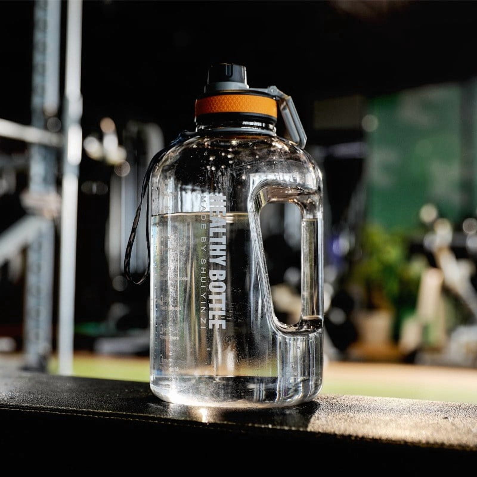 Fiudx Xiying 2.2L Large Capacity Sports Water Bottle with Straw | Bpa-Free Tritan Plastic | Leak-Proof Design for Gym, Hiking & Office Use | 74 Oz Hydration Bottle for Men & Women