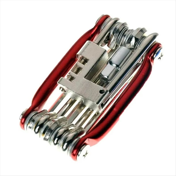 Kit de Herramientas Multiusos 11 en 1 para Reparación de Bicicletas, Llave Inglesa, Destornillador, Cadena Hexagonal, Accesorios para Reparación de Bicicletas B