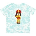 thumbnail image 3 of Inktastic African American Girl, Girl Fireman, Firefighter Girls Toddler T-Shirt, 3 of 5