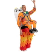 Spooktacular Creations Creations Inflatable Halloween Costume Jet Pack Astronaut Inflatable Costume with Rockets - Adult Unisex One Size