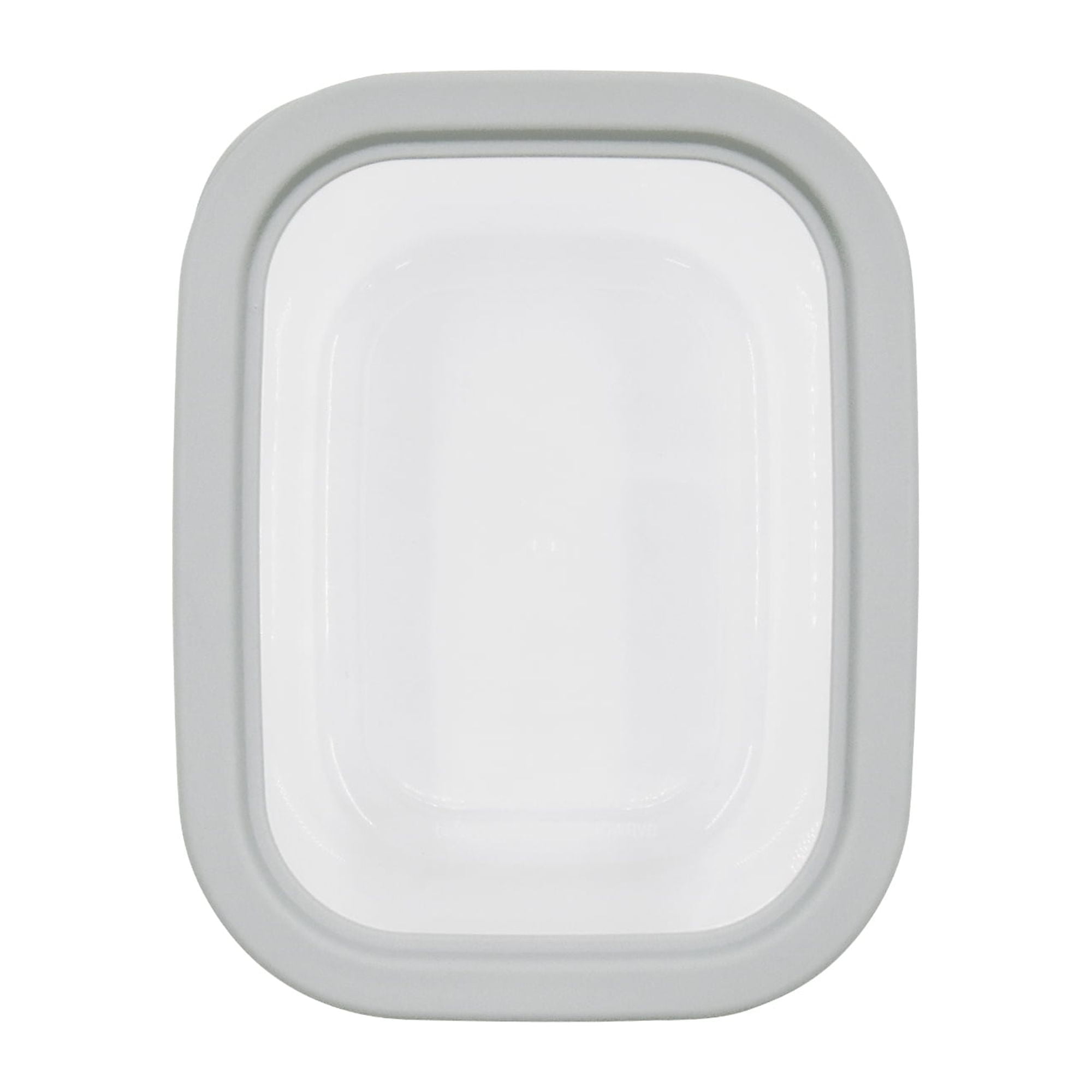 (4 pack) Mainstays Plastic Food Storage Container Set, Gray, 6 Pieces
