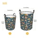 thumbnail image 3 of Balery Beach Dog Cesta de ropa redonda con asas, impermeable, independiente, para ropa, juguetes, dormitorio y familia-Medium, 3 of 6