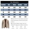 thumbnail image 3 of Zimjoy Mens Cardigan Sweater Casual V Neck Cardigan Long Sleeve Slim Fit Button Up Knit Sweater Vintage Lightweight Open Front Fall Clothes with Pocket, Blue M, 3 of 6